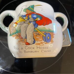 Child’s English Double Handled Mug. Ceramic with English Poem.